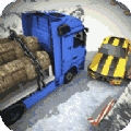 雪地货运卡车停车模拟器