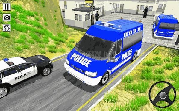 警察面包车驾驶警车模拟器