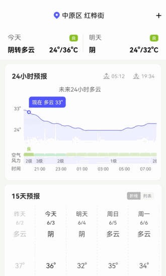 天气早晚报