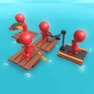 Stickman Raft