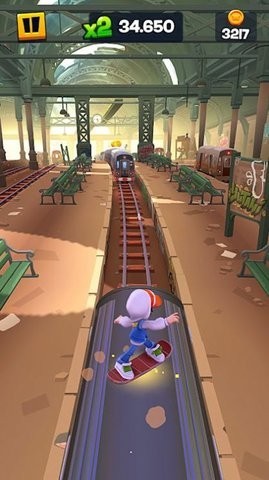 地铁跑酷滑板英雄无限金币版
