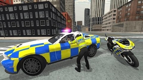 警察摩托车模拟器3d