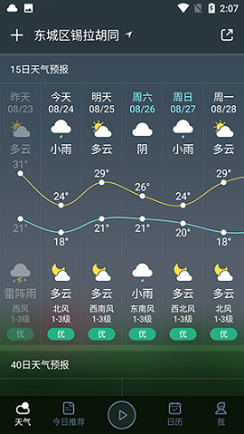 莱西天气预报