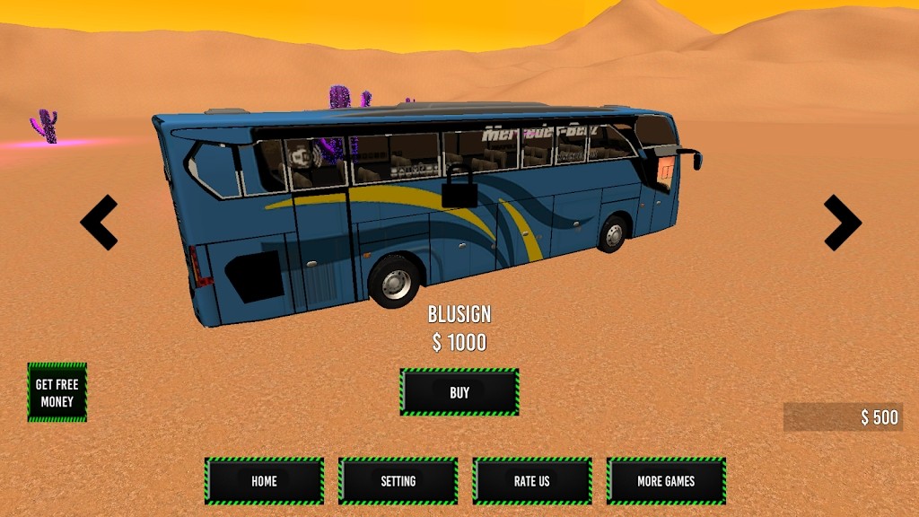 Bus Hot Desert