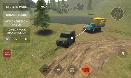 卡车司机泥泞山路游戏中文版