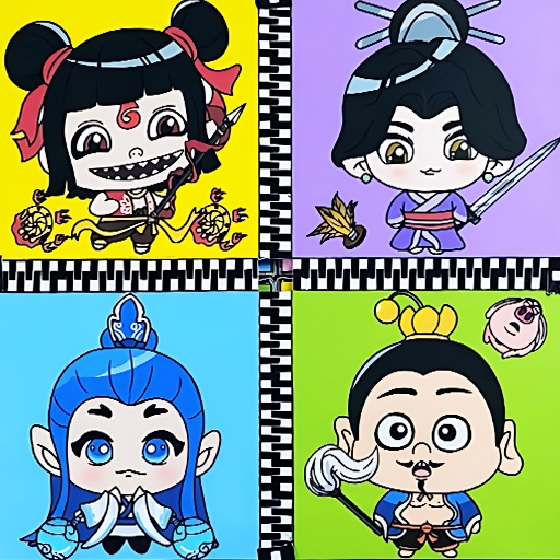 哪吒贴纸书